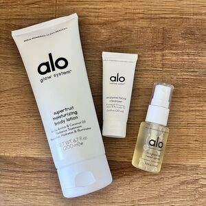 NWT Alo Glow System Skincare Set